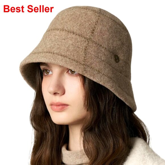 Wool Bucket Hat Adjustable Fit Winter Accessory